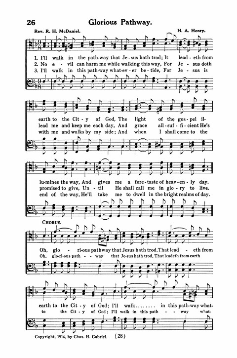 Gospel Songs for Men: a Collection of Quartets and Choruses for Male Voices page 26