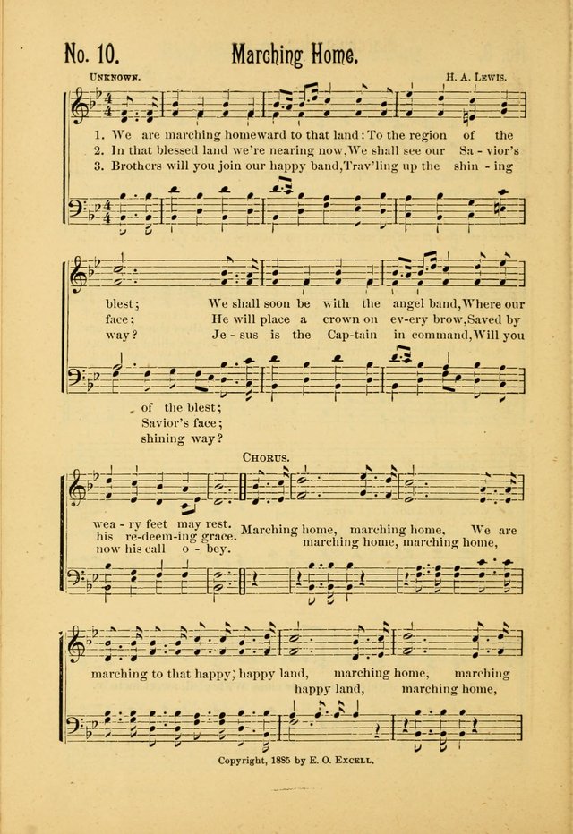 The Gospel in Song: combining "Sing the Gospel", "Echoes of Eden", and Other Selected Songs and Solos for the Sunday school page 10