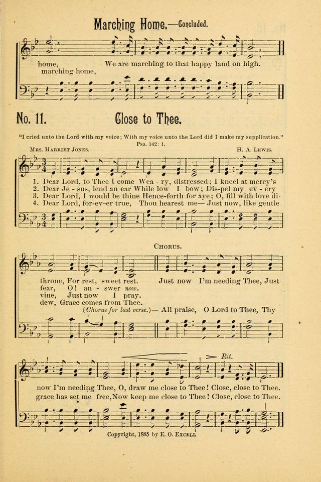 The Gospel in Song: combining "Sing the Gospel", "Echoes of Eden", and Other Selected Songs and Solos for the Sunday school page 11