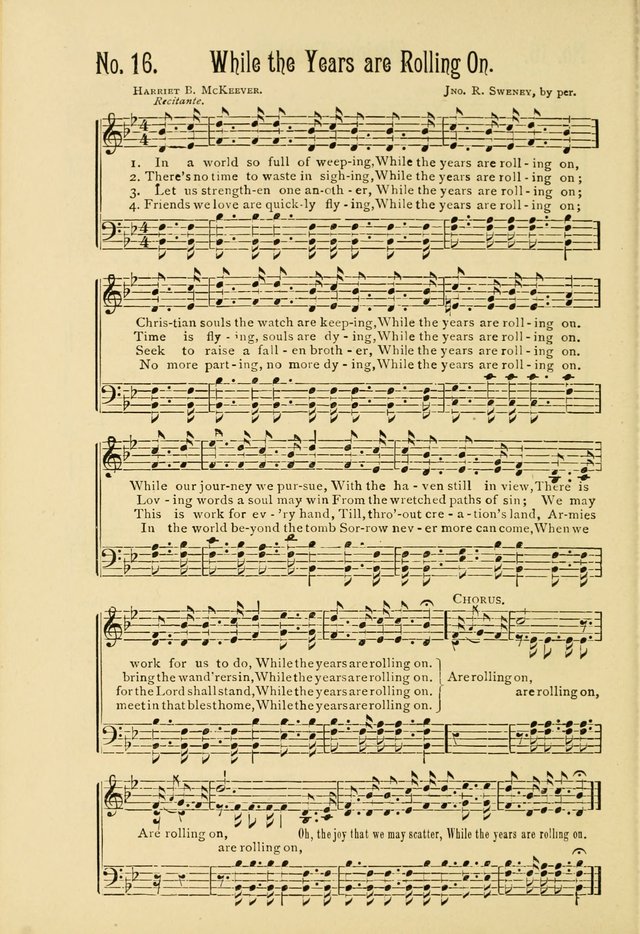 The Gospel in Song: combining "Sing the Gospel", "Echoes of Eden", and Other Selected Songs and Solos for the Sunday school page 16