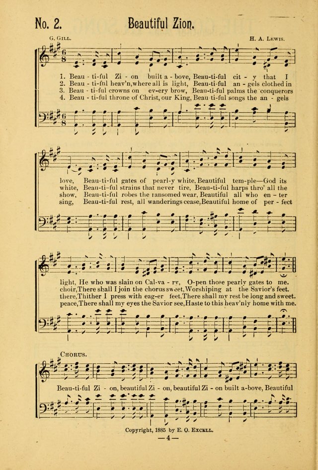 The Gospel in Song: combining "Sing the Gospel", "Echoes of Eden", and Other Selected Songs and Solos for the Sunday school page 2
