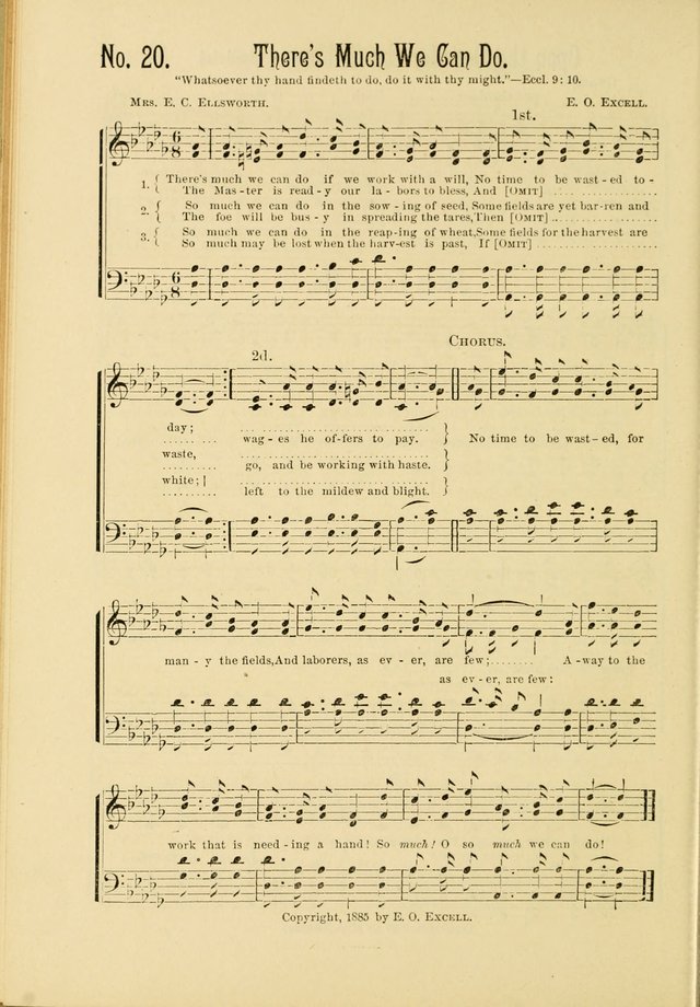 The Gospel in Song: combining "Sing the Gospel", "Echoes of Eden", and Other Selected Songs and Solos for the Sunday school page 20