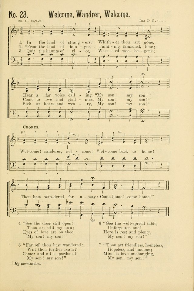 The Gospel in Song: combining "Sing the Gospel", "Echoes of Eden", and Other Selected Songs and Solos for the Sunday school page 23