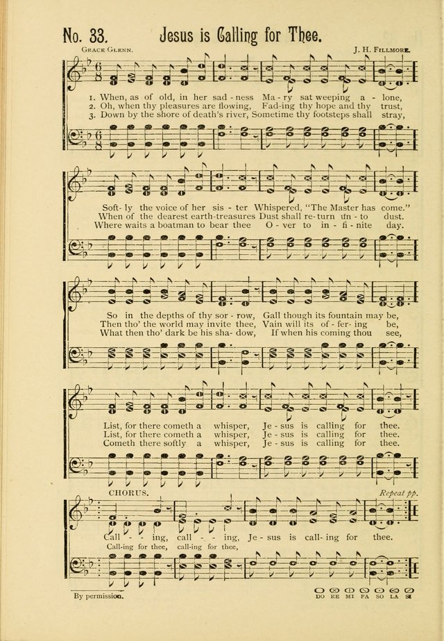 The Gospel in Song: combining "Sing the Gospel", "Echoes of Eden", and Other Selected Songs and Solos for the Sunday school page 32