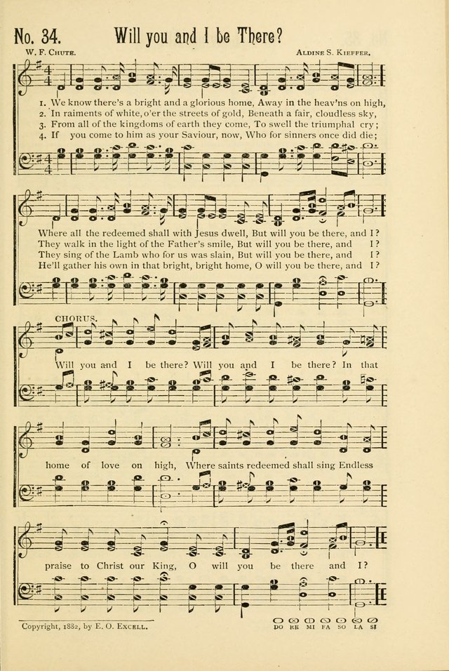 The Gospel in Song: combining "Sing the Gospel", "Echoes of Eden", and Other Selected Songs and Solos for the Sunday school page 33