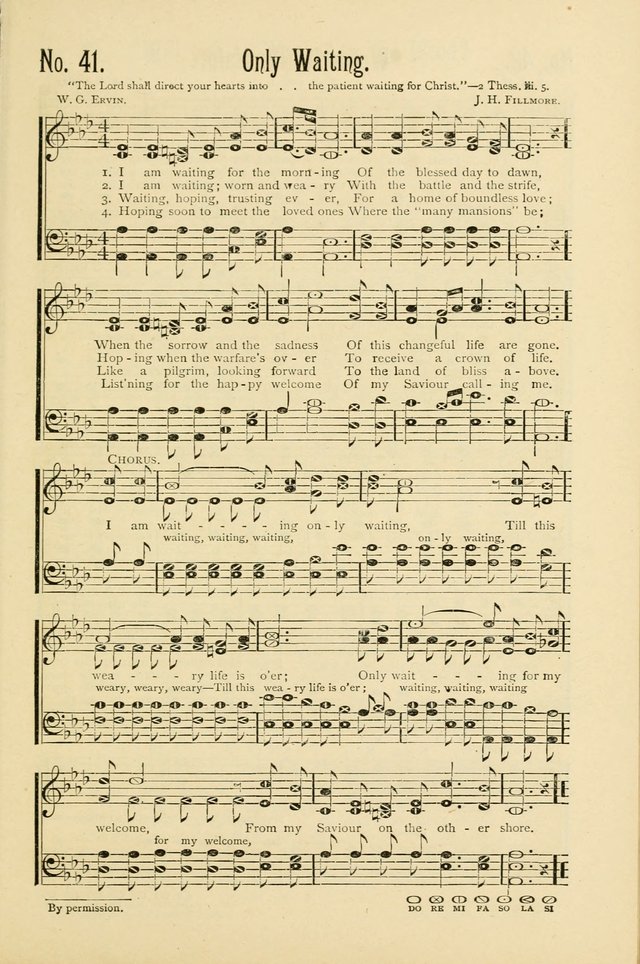 The Gospel in Song: combining "Sing the Gospel", "Echoes of Eden", and Other Selected Songs and Solos for the Sunday school page 41