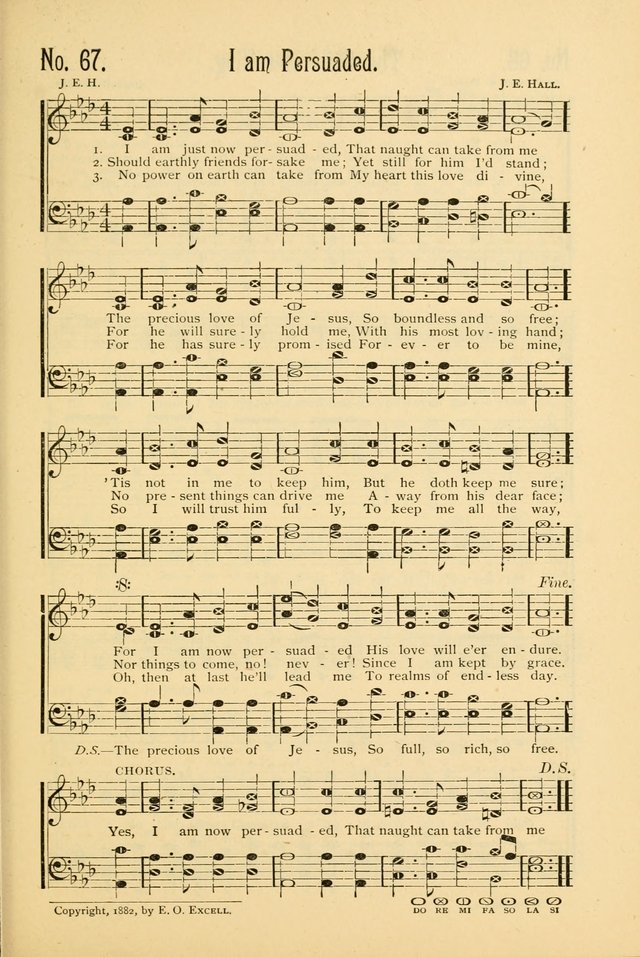 The Gospel in Song: combining "Sing the Gospel", "Echoes of Eden", and Other Selected Songs and Solos for the Sunday school page 67