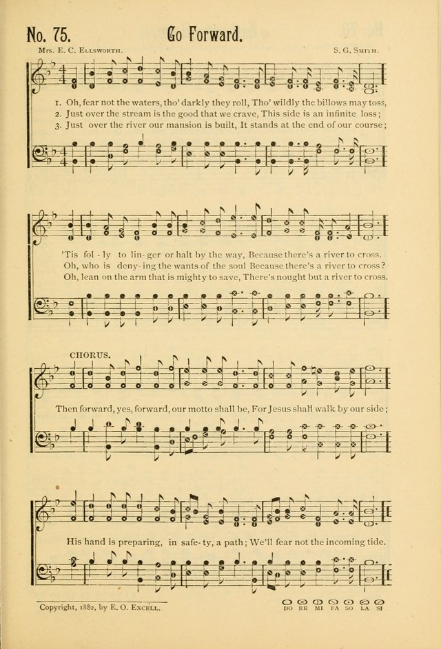 The Gospel in Song: combining "Sing the Gospel", "Echoes of Eden", and Other Selected Songs and Solos for the Sunday school page 75