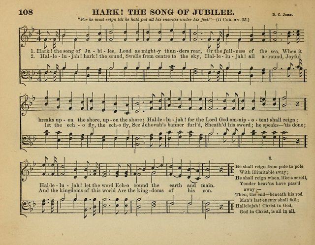 The Guiding Star for Sunday Schools: a new collection of Sunday school songs, together with a great variety of anniversary pieces written expressly for this worke page 110