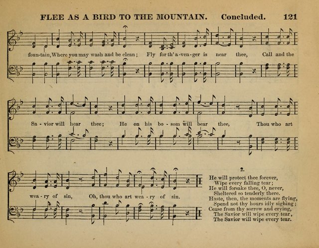 The Guiding Star for Sunday Schools: a new collection of Sunday school songs, together with a great variety of anniversary pieces written expressly for this worke page 123