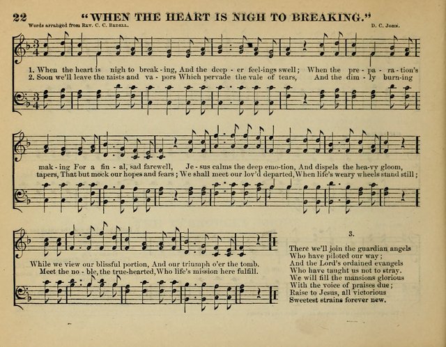 The Guiding Star for Sunday Schools: a new collection of Sunday school songs, together with a great variety of anniversary pieces written expressly for this worke page 22