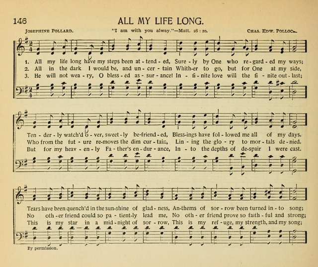 The Gospel Song Sheaf: for Sunday schools and young peoples meetings, comprising primary songs, intermediate songs, gospel and special songs, and old hymns and tunes page 146