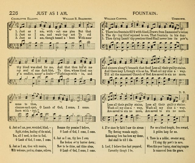 The Gospel Song Sheaf: for Sunday schools and young peoples meetings, comprising primary songs, intermediate songs, gospel and special songs, and old hymns and tunes page 226