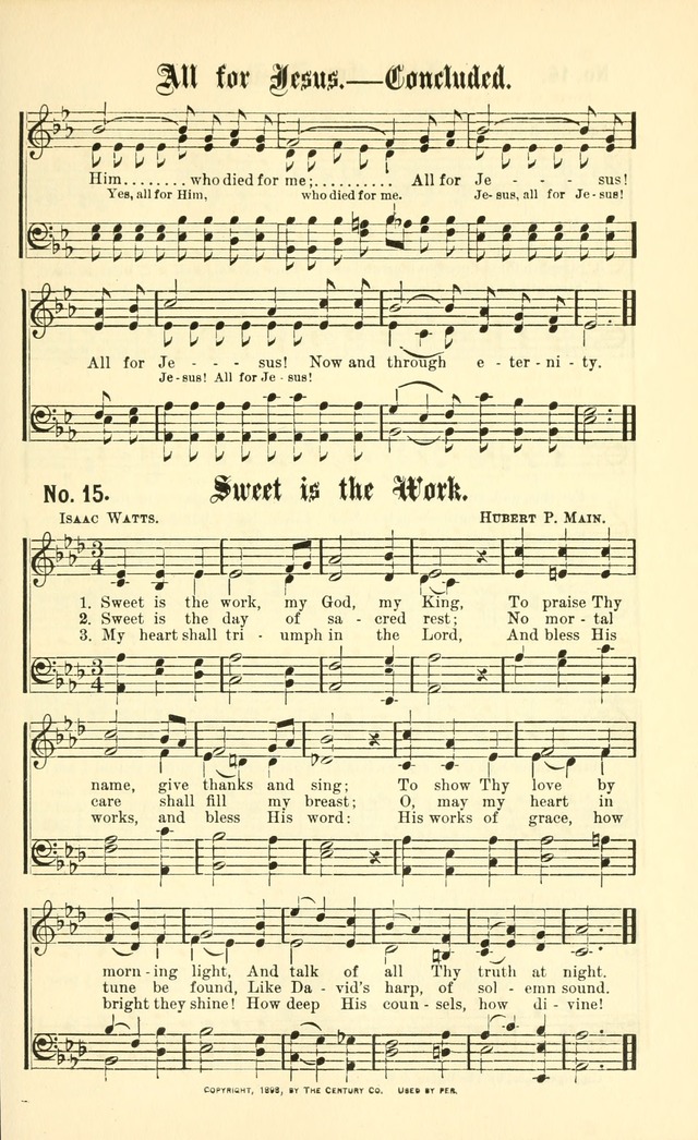 Gospel Songs: for use in Church and Evangelistic meetings page 22