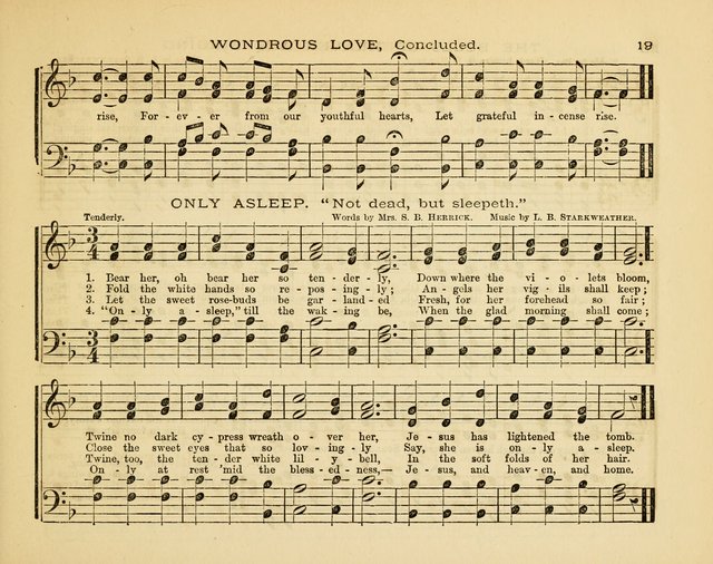 Glad Tidings: a collection of new hymns and music, designed for sabbath schools, anniversary meetings, home circles, &c. page 19