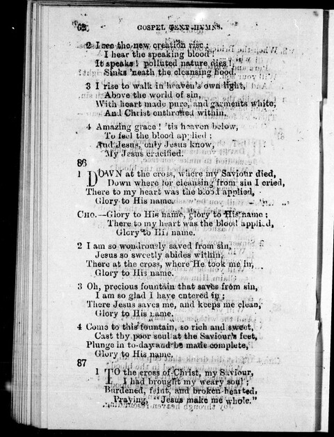 Gospel Tent Hymns page 61