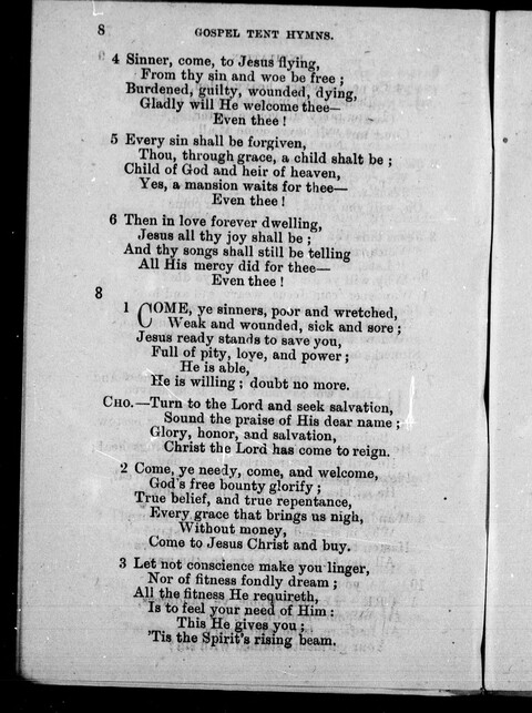 Gospel Tent Hymns page 7