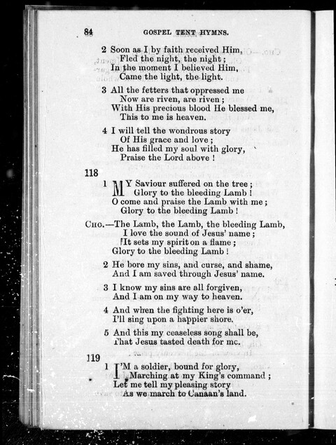 Gospel Tent Hymns page 83