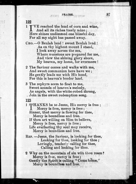 Gospel Tent Hymns page 86