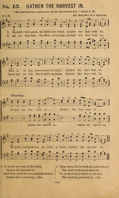 The Gospel Temperance Hymnal and Coronation Songs page 15