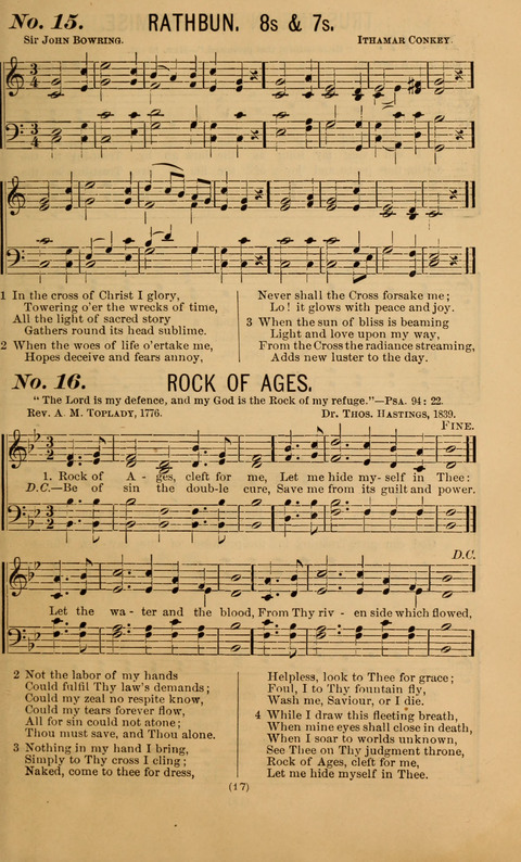 The Gospel Temperance Hymnal and Coronation Songs page 17