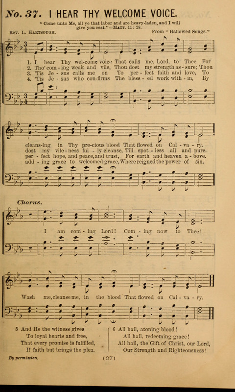 The Gospel Temperance Hymnal and Coronation Songs page 37