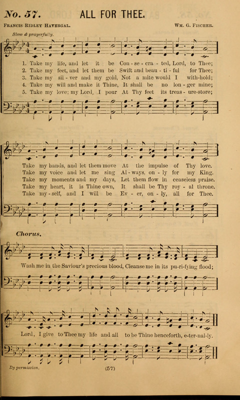 The Gospel Temperance Hymnal and Coronation Songs page 57