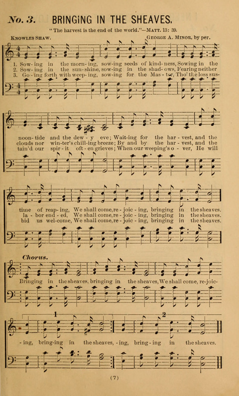 The Gospel Temperance Hymnal and Coronation Songs page 7