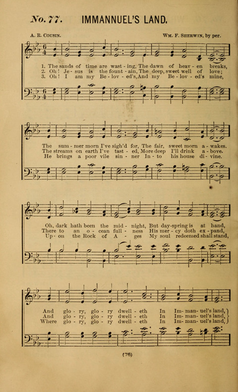 The Gospel Temperance Hymnal and Coronation Songs page 74