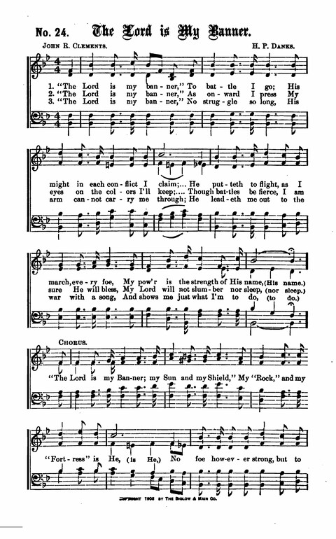 Gospel Tent Songs: Selected by F. H. Jacobs and I. Allan Sankey at the request of the Evangelistic Committee of Greater New York page 24
