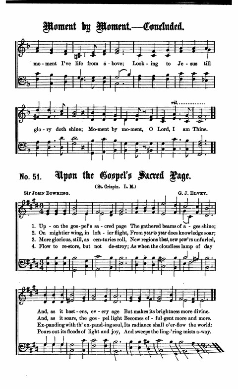 Gospel Tent Songs: Selected by F. H. Jacobs and I. Allan Sankey at the request of the Evangelistic Committee of Greater New York page 51