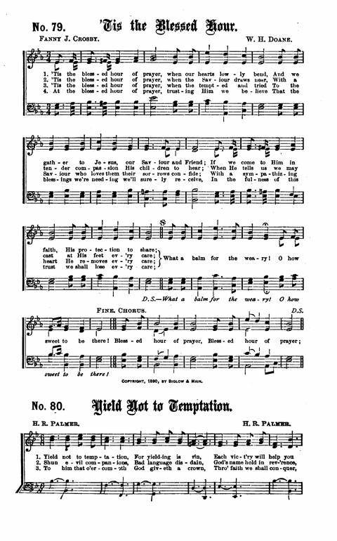 Gospel Tent Songs: Selected by F. H. Jacobs and I. Allan Sankey at the request of the Evangelistic Committee of Greater New York page 74