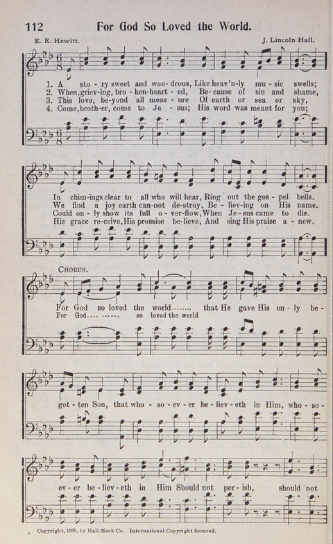 Gospel Truth in Song No. 3 page 112