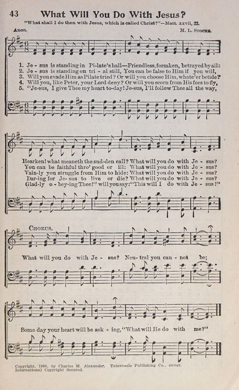 Gospel Truth in Song No. 3 page 43