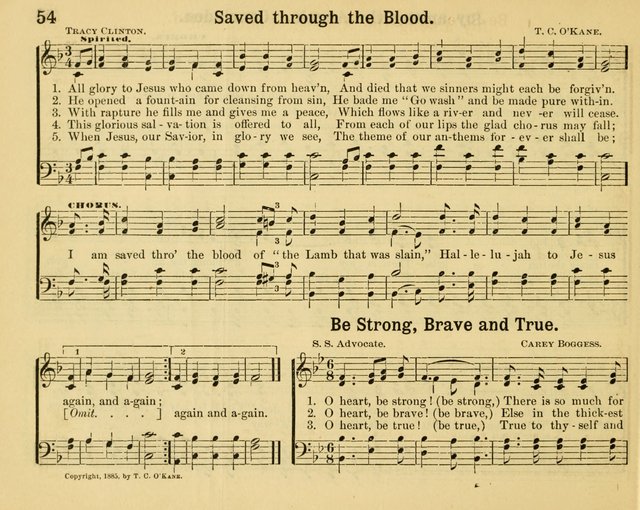 Glorious Things in Sacred Song: for use in Sabbath Schools and Gospel Meetings page 52