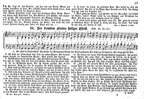 Das geistliche Volkslied: Sammlung geistlicher Lieder für außergottesdienstliche Kreise in vierstimmigem Satze, zugleich asl Begleiterin der "Kleine Missionsharfe" (10. Auflage) page 17