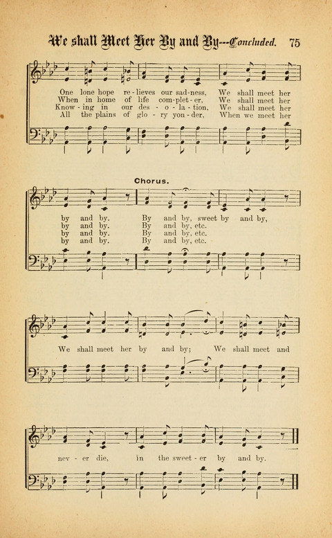 Good Will : A Collection of New Music for Sabbath Schools and Gospel Meetings page 73