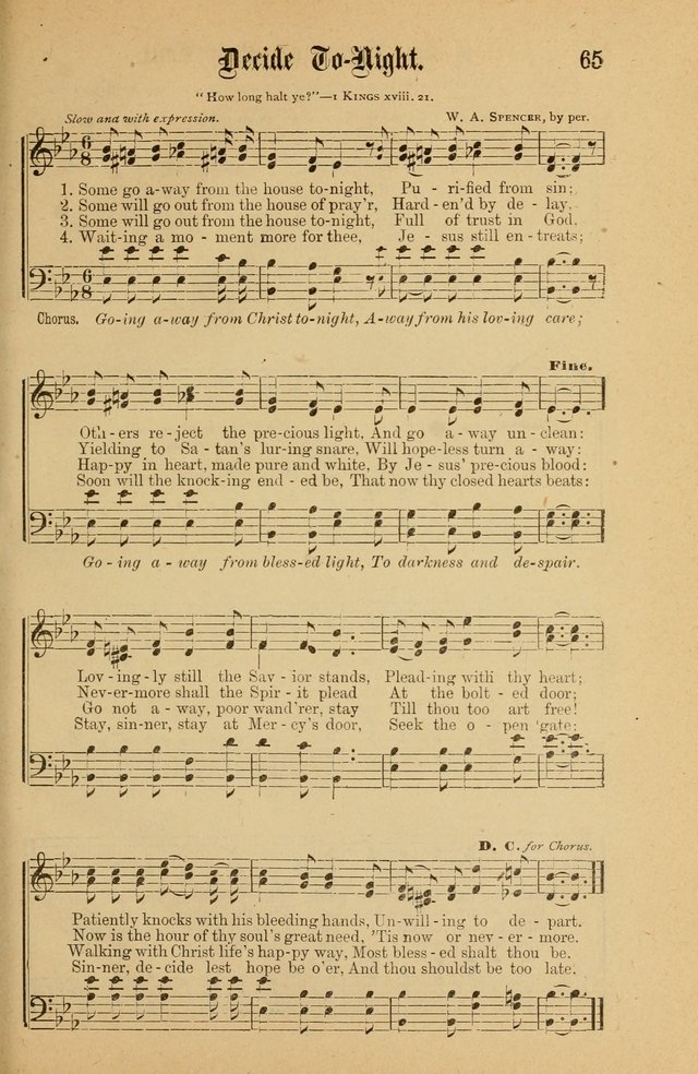 Good Will: A collection of New Music for Sabbath Schools and Gospel Meetings (Enlarged) page 63