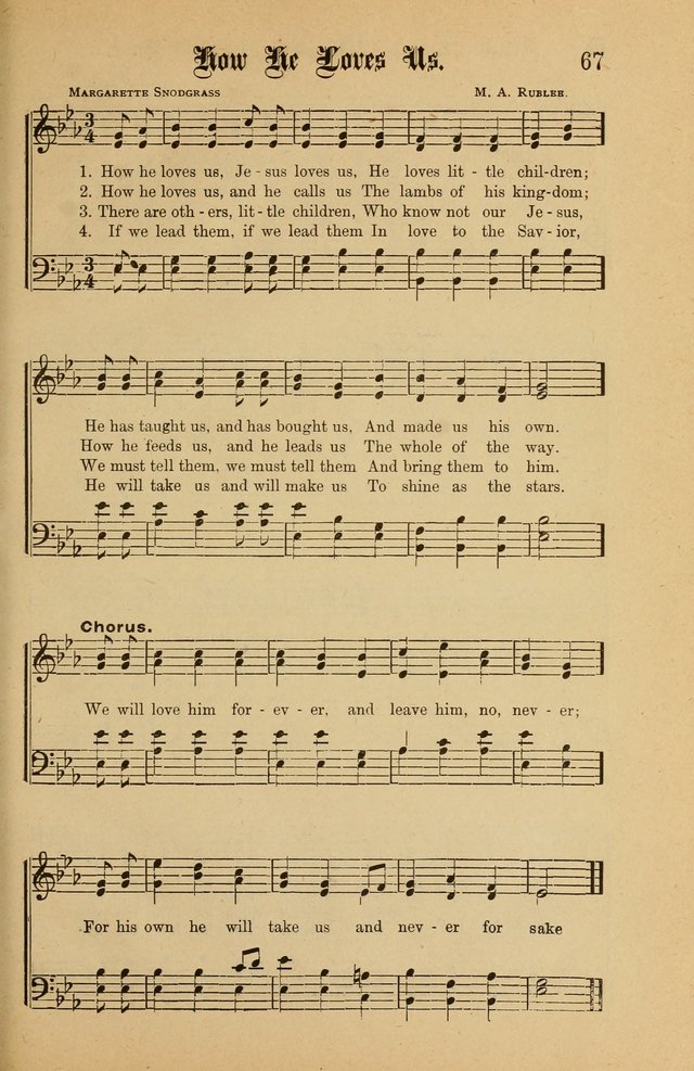 Good Will: A collection of New Music for Sabbath Schools and Gospel Meetings (Enlarged) page 65