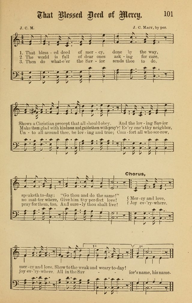 Good Will: A collection of New Music for Sabbath Schools and Gospel Meetings (Enlarged) page 99