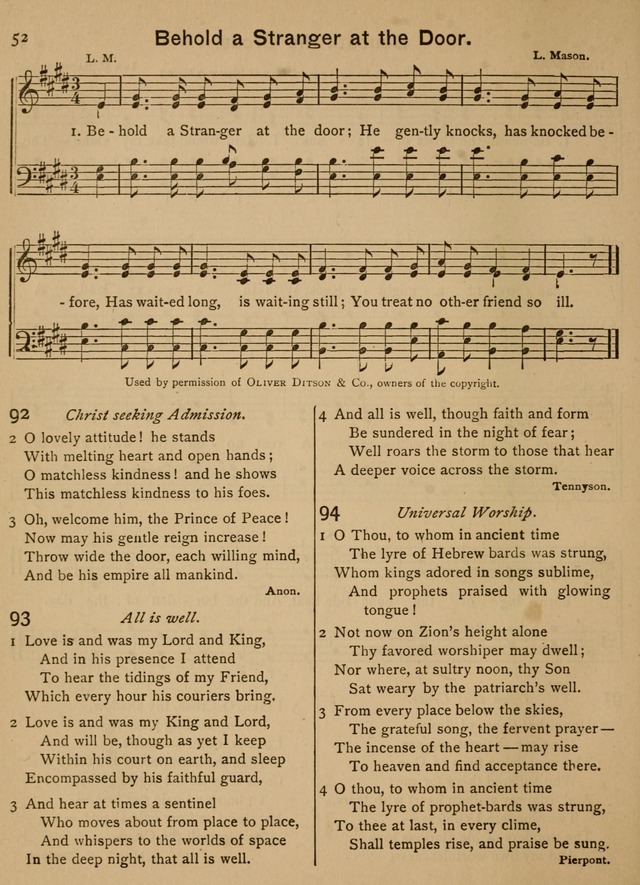 Good-Will Songs: a Compilation of Hymns and Tunes page 53