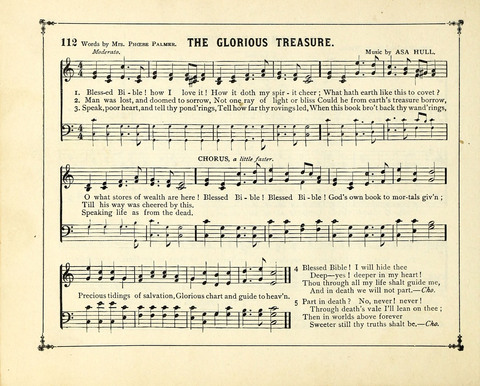 The Gem of Gems: a choice collection of sacred songs, original and selected, for the use of Sunday-Schools, Bible Classes and Social Worship page 112