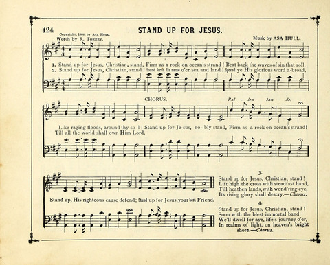 The Gem of Gems: a choice collection of sacred songs, original and selected, for the use of Sunday-Schools, Bible Classes and Social Worship page 124