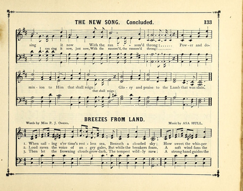 The Gem of Gems: a choice collection of sacred songs, original and selected, for the use of Sunday-Schools, Bible Classes and Social Worship page 133