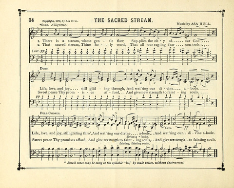 The Gem of Gems: a choice collection of sacred songs, original and selected, for the use of Sunday-Schools, Bible Classes and Social Worship page 14