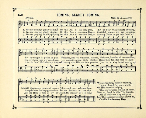 The Gem of Gems: a choice collection of sacred songs, original and selected, for the use of Sunday-Schools, Bible Classes and Social Worship page 150