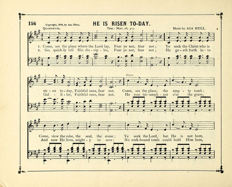 The Gem of Gems: a choice collection of sacred songs, original and selected, for the use of Sunday-Schools, Bible Classes and Social Worship page 156