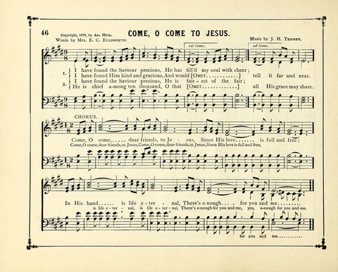 The Gem of Gems: a choice collection of sacred songs, original and selected, for the use of Sunday-Schools, Bible Classes and Social Worship page 46