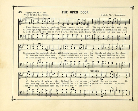 The Gem of Gems: a choice collection of sacred songs, original and selected, for the use of Sunday-Schools, Bible Classes and Social Worship page 48
