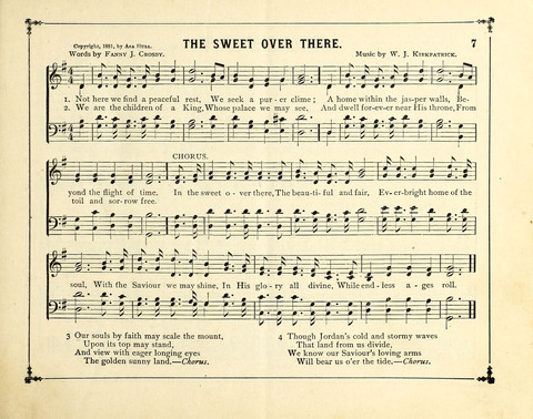 The Gem of Gems: a choice collection of sacred songs, original and selected, for the use of Sunday-Schools, Bible Classes and Social Worship page 7